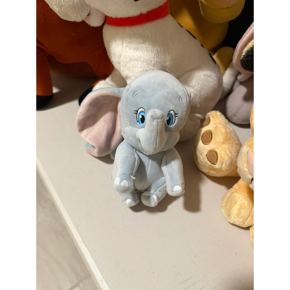 Disney Dumbo Ty Plush Beanie Baby Grey Flying Elephant Stuffed Animal Toy
